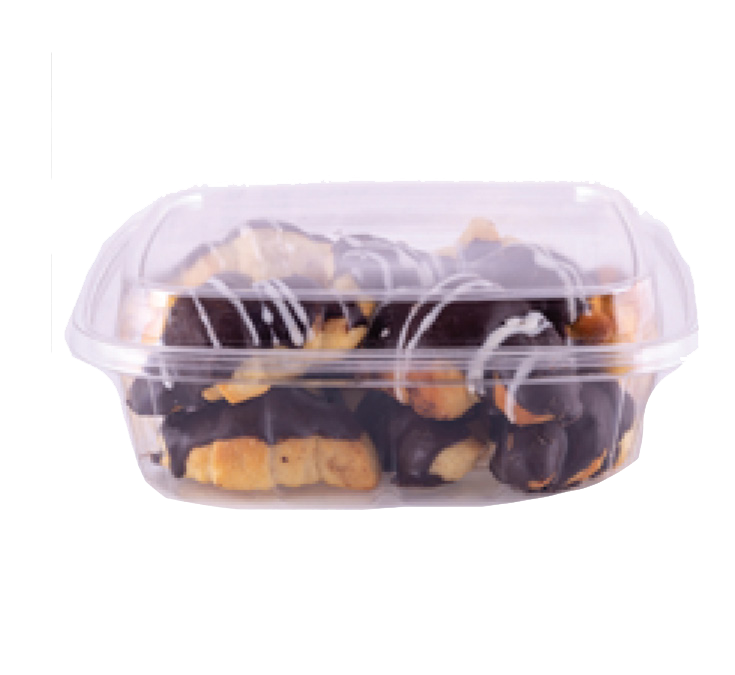 Clear Plastic Food Container Size 500g Top 325mm