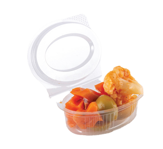 Clear Plastic Food Pot Size 20cc Top 60mm