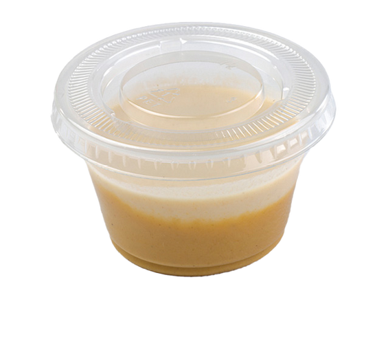 Clear Plastic Sauce Pot Size 2oz