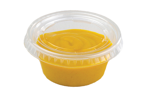 Clear Plastic Sauce Pot Size 1oz