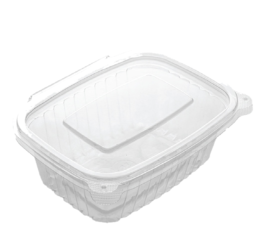 Clear Plastic Food Container Size 1000cc L 195mm