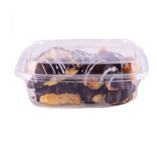 Clear Plastic Food Container Size 500g Top 325mm