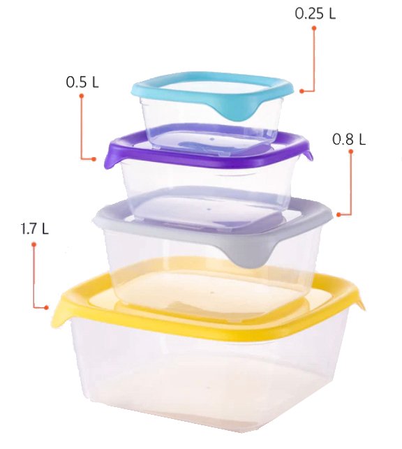 Classic Rectangle Tupperware - NazaargoTupperware