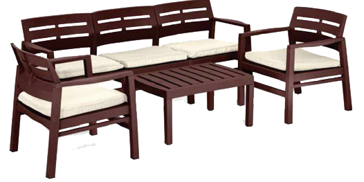 Nazaargo Garden Set Modern Wood 5 Seaters Home & Garden > Furniture  Furniture Furniture Set