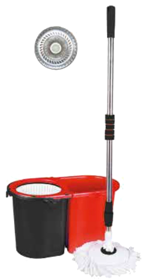 Nazaargo Twin Bucket with Spin Wringer Home & Garden > Household Supplies > Household Cleaning Supplies > Household Cleaning Tools  Brushes and Brooms Mop Bucket