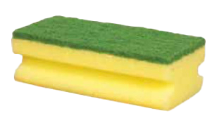 Nazaargo S7 Jumbo Scrubby Sponge with Nails Protection 1 Piece Home & Garden > Household Supplies > Household Cleaning Supplies > Household Cleaning Tools  Cleaning Equipment Sponge