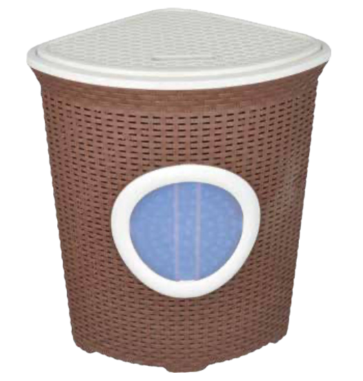 Nazaargo Rattan Corner Laundry Basket Home & Garden > Storage & Organization > Baskets  Baskets & Drawers Laundry Basket