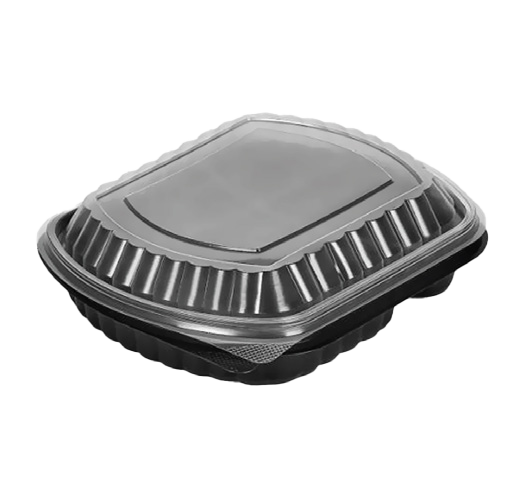 Nazaargo PET Tray 1 Compartment L: 25 cm W: 21.5 cm H: 3.6 cm Business & Industrial > Food Service > Takeout & Delivery Supplies  Takeaway Containers & Lids Takeaway Tray